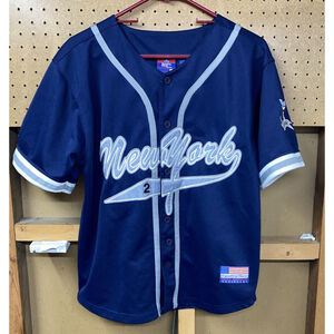 New York #2 Baseball Jersey Legendary Classic Underdawg Size Youth Large 14/16